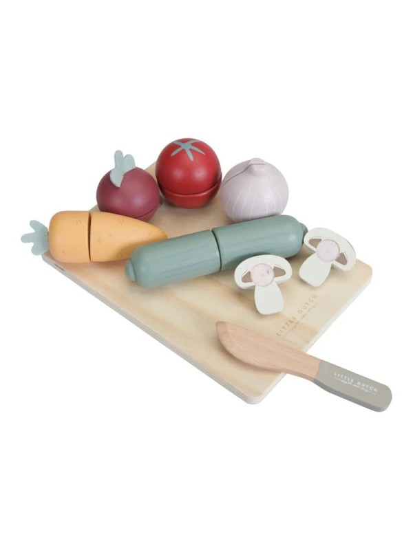 Légumes à découper en bois - Little Dutch