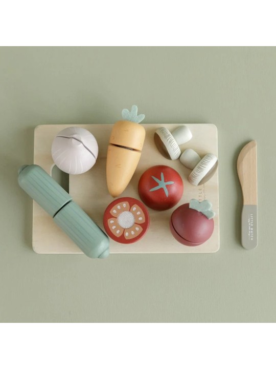 Légumes à découper en bois - Little Dutch
