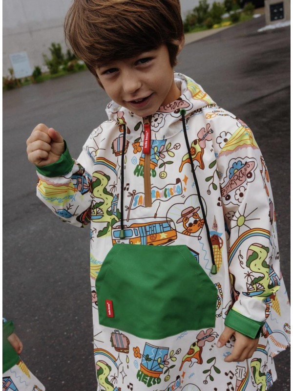 Poncho de pluie San Fancisco - Hello Hossy