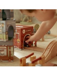 Blocs empilables avec voitures - Little Dutch