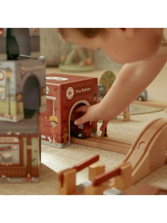 Blocs empilables avec voitures - Little Dutch
