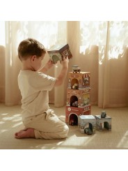 Blocs empilables avec voitures - Little Dutch