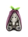 Peluche Velvet l'éléphant/aubergine - Flipetz - Les Déglingos