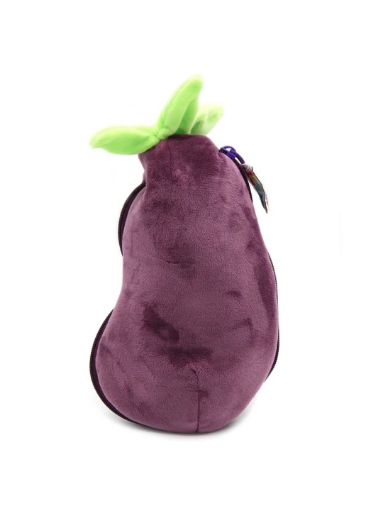 Peluche Velvet l'éléphant/aubergine - Flipetz - Les Déglingos
