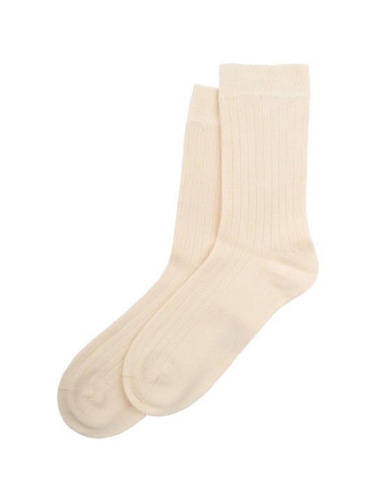 Chaussettes en bambou écru - Minipop