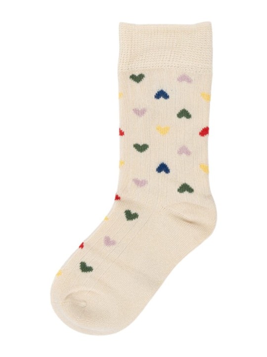 Chaussettes en bambou à cœurs - Minipop