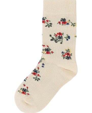 Chaussettes en bambou à fleurs - Minipop