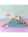 Peluche poule Pioupiou maman et son bébé - Les Ptipotos - Les Déglingos