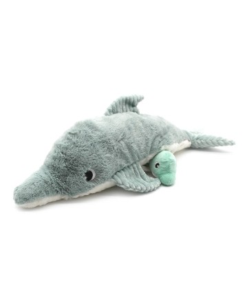 Peluche dauphin Tofou maman et son bébé - Les Ptipotos - Les Déglingos