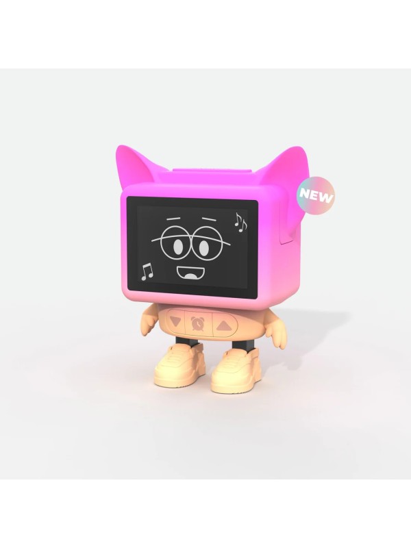 Dancing Clock rose - Réveil relaxant et enceinte dansante - MOB