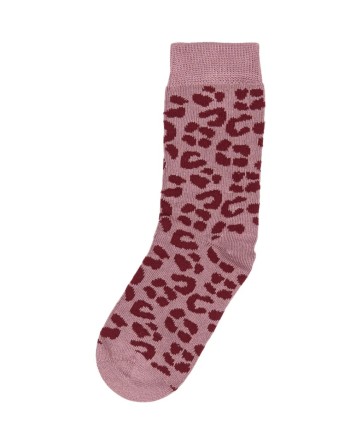 Chaussettes en bambou roses léopard - Minipop