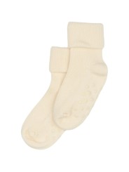 Chaussettes anti-dérapantes en bambou écru - Minipop
