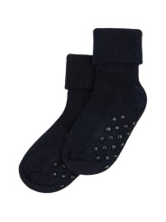 Chaussettes anti-dérapantes en bambou navy - Minipop