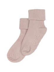Chaussettes anti-dérapantes en bambou rose - Minipop