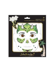 Feuille d'autocollants visage de dinosaure (9 pièces) - Great Pretenders