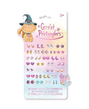 Boucles d'oreilles autocollantes Grumpy Cat (30 paires) - Great Pretenders