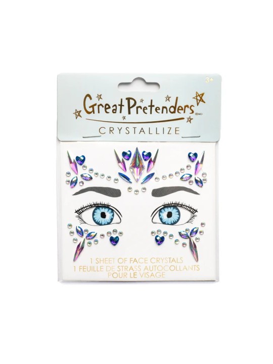 Feuille de cristal pour le visage - Princesse des glaces (3 pièces) - Great Pretenders