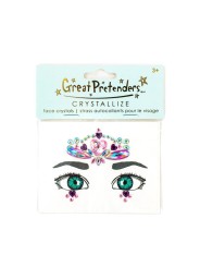 Feuille de cristal pour le visage - Coeurs (3 pièces) - Great Pretenders
