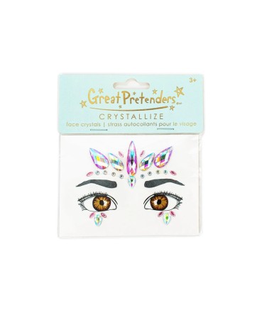 Feuille de cristal pour le visage - Licorne (3 pièces) - Great Pretenders