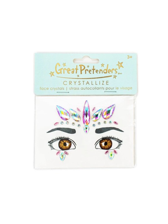 Feuille de cristal pour le visage - Licorne (3 pièces) - Great Pretenders