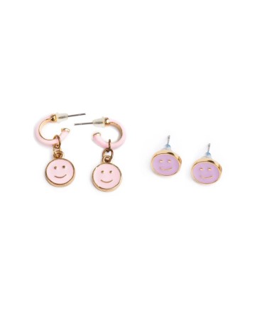 Boucles d'oreilles Boutique Chic All Smiles (2 paires) - Great Pretenders