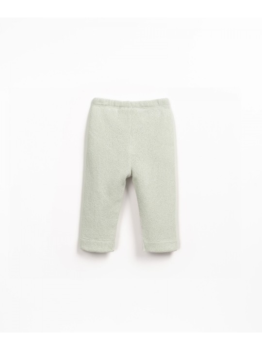 Leggings en maille unie - Vert Clair - Play Up