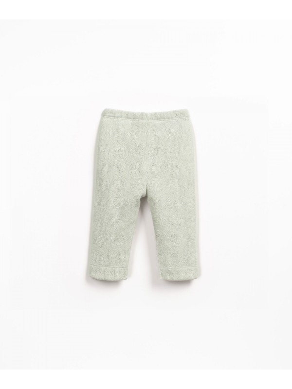 Leggings en maille unie - Vert Clair - Play Up