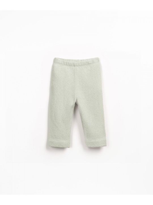Leggings en maille unie - Vert Clair - Play Up
