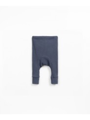 Leggings en maille côtelée - Bleu - Play Up