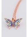 Collier de pierres précieuses papillon  - Great Pretenders
