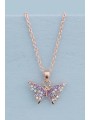 Collier de pierres précieuses papillon  - Great Pretenders