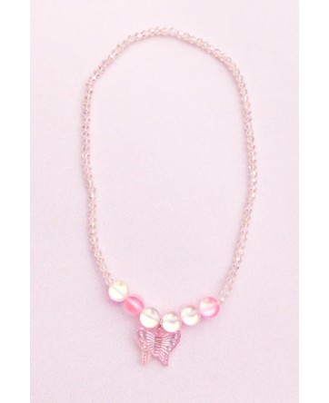 Collier Holo en cristal rose - Great Pretenders
