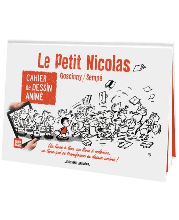 Cahier de dessin animé - Le Petit Nicolas - Blink Book