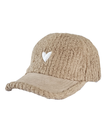 Casquette enfant Love - Beige - Zakuw
