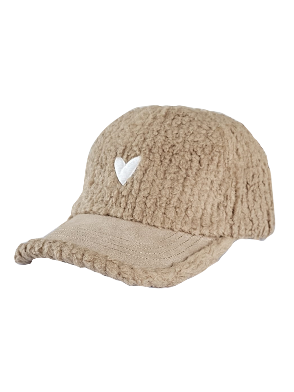 Casquette enfant Love - Beige - Zakuw