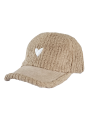 Casquette enfant Love - Beige - Zakuw
