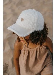 Casquette enfant Love - Blanc - Zakuw