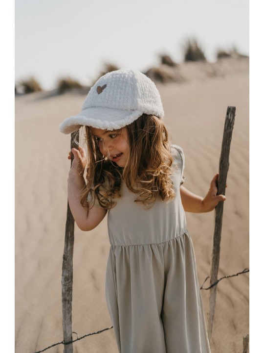 Casquette enfant Love - Blanc - Zakuw