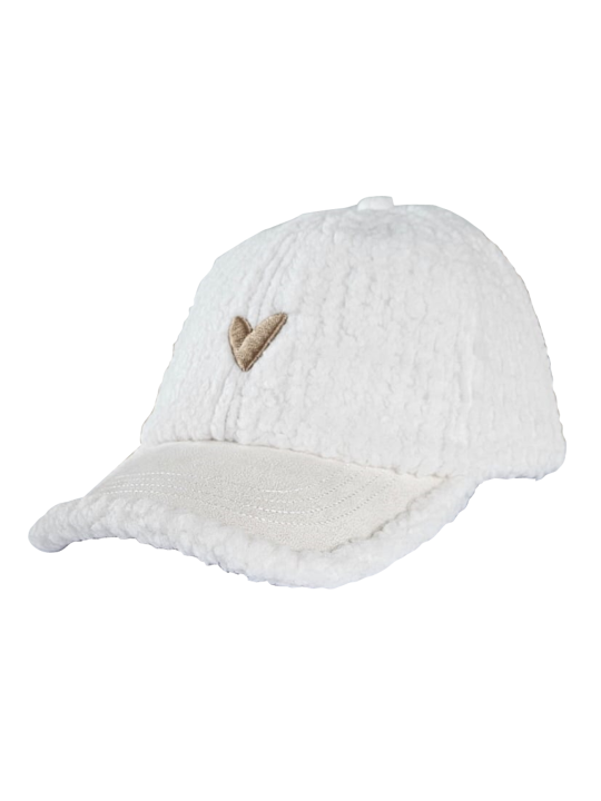 Casquette enfant Love - Blanc - Zakuw