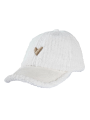 Casquette enfant Love - Blanc - Zakuw