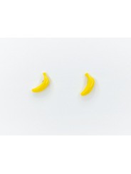 Boucles d'oreilles en porcelaine Banane - La Petite Epicerie