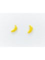 Boucles d'oreilles en porcelaine Banane - La Petite Epicerie