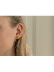 Boucles d'oreilles en porcelaine Banane - La Petite Epicerie