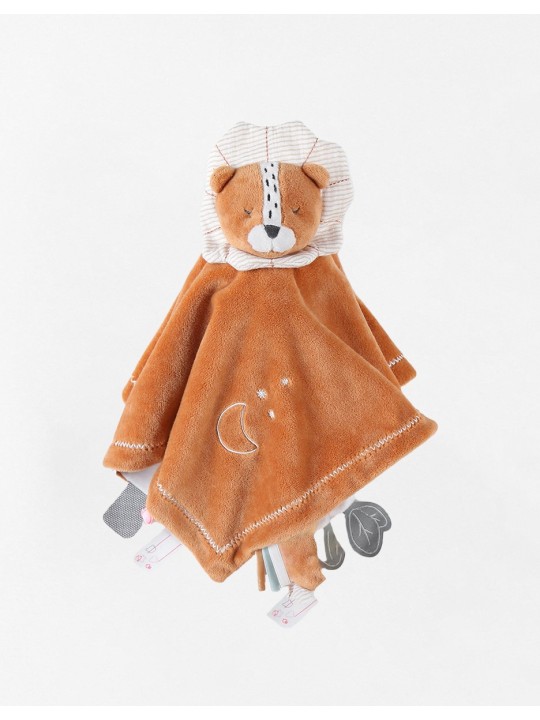 Doudou jour & nuit Babou, caramel/écru - Noukie's