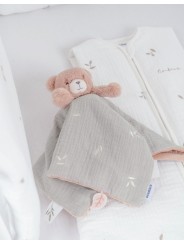 Doudou Ours réversible Jour & Nuit – Orso - Noukie's