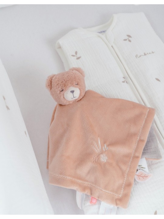 Doudou Ours réversible Jour & Nuit – Orso - Noukie's