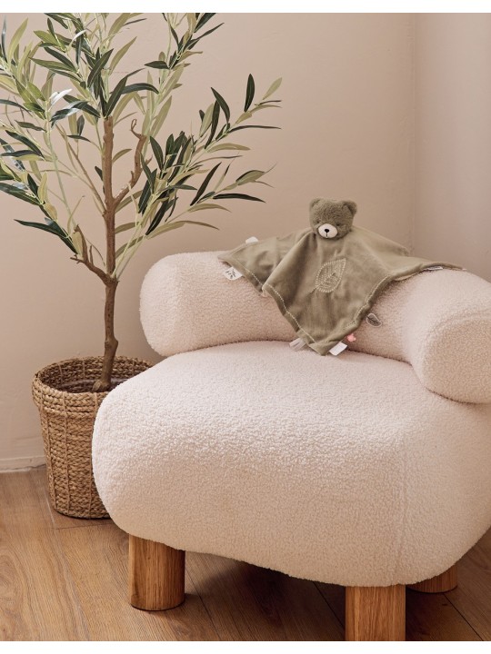 Doudou Ours réversible Jour & Nuit - Orso - Noukie's