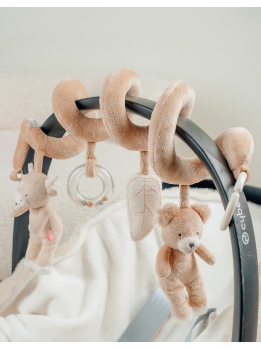 Spirale d'activités rose - Fluffy, Orso & Lily - Noukie's