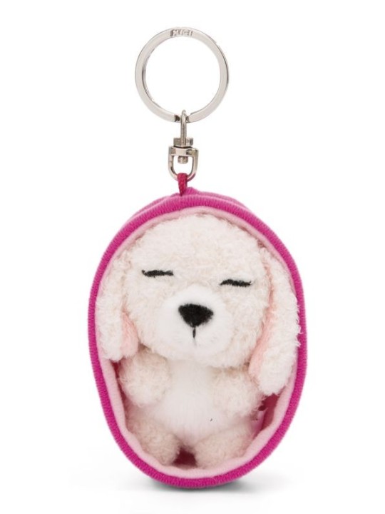 Porte-clés Sleeping Pets Caniche blanc - NICI