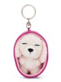 Porte-clés Sleeping Pets Caniche blanc - NICI
